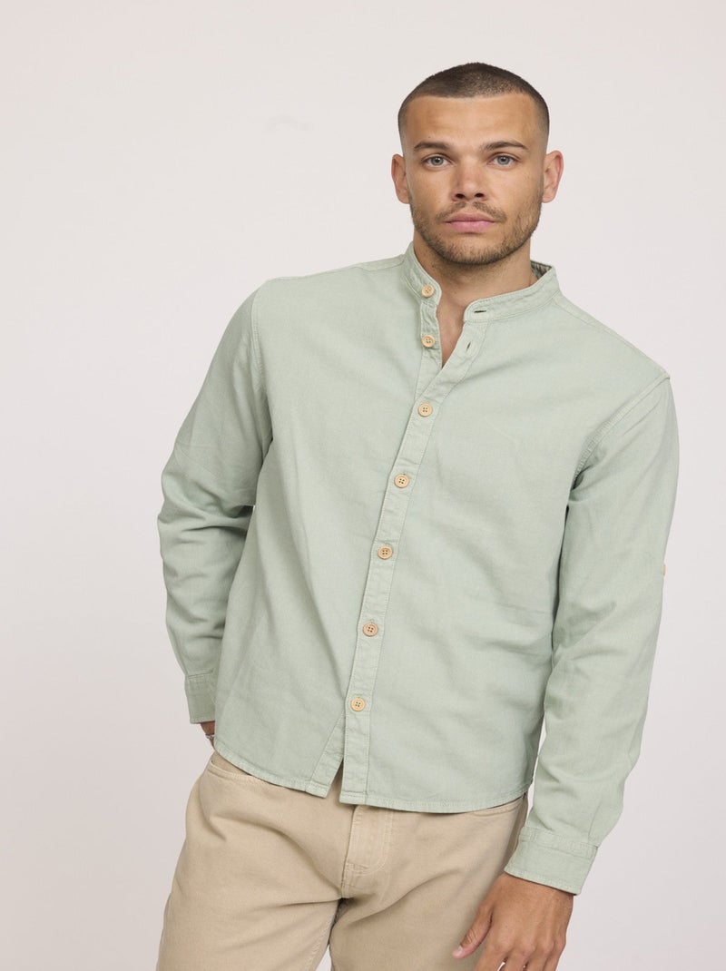 Lee Cooper - Chemise DUMORI Green stoned Vert - Kiabi