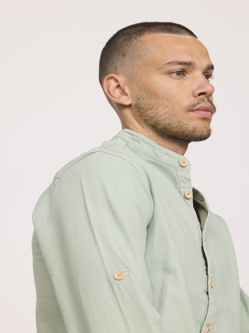 Lee Cooper - Chemise DUMORI Green stoned - Kiabi Lee Cooper - Chemise DUMORI Green stoned - Kiabi
