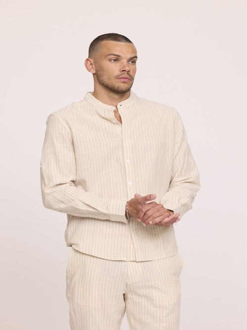 Lee Cooper - Chemise DUMORI Mastic stripes - Kiabi