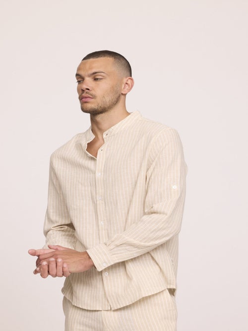 Lee Cooper - Chemise DUMORI Mastic stripes - Kiabi