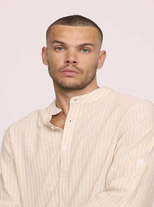 Lee Cooper - Chemise DUMORI Mastic stripes - Kiabi