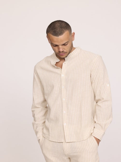 Lee Cooper - Chemise DUMORI Mastic stripes - Kiabi