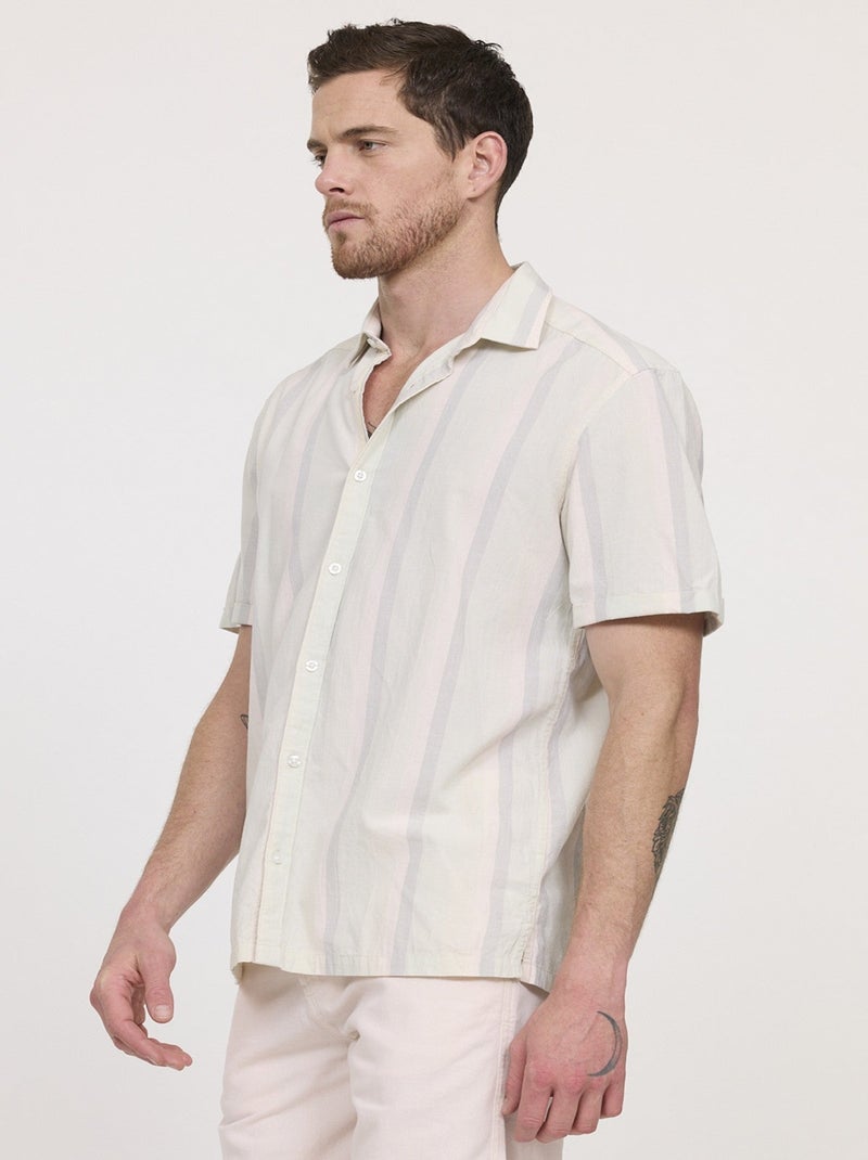 Lee Cooper - Chemise DUPO Ivoire Ivoire - Kiabi