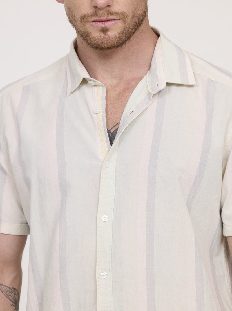 Lee Cooper - Chemise DUPO Ivoire Ivoire - Kiabi