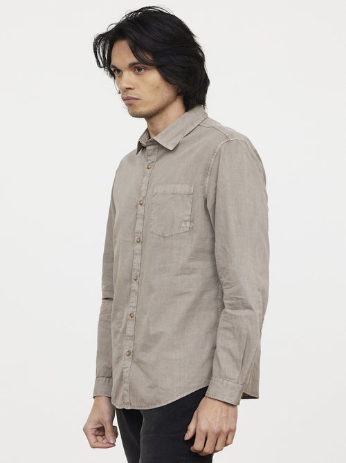 Lee Cooper - Chemise DYE Argile Beige - Kiabi