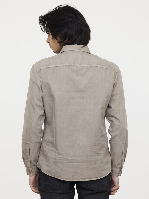 Lee Cooper - Chemise DYE Argile Beige - Kiabi