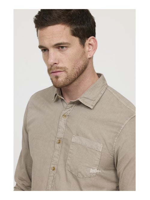 Lee Cooper - Chemise DYE Argile Beige - Kiabi