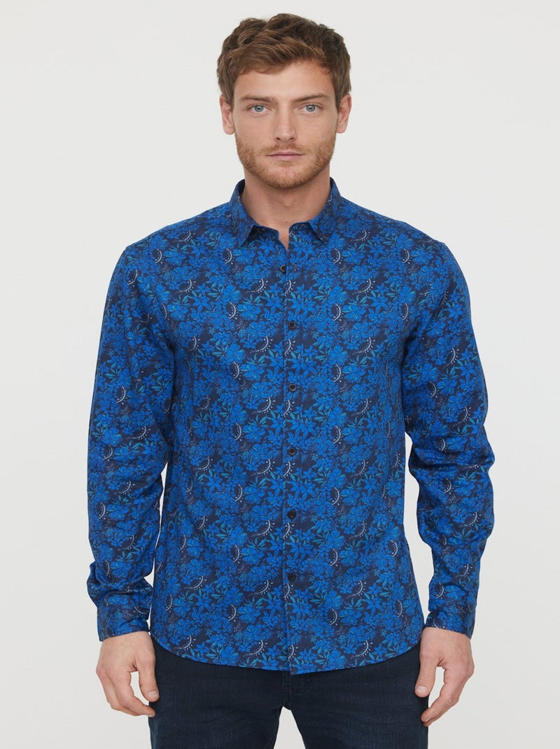 Lee Cooper - Chemise Dylan Navy Bleu - Kiabi