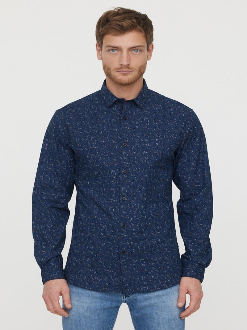 Lee Cooper - Chemise Dym Navy Bleu - Kiabi