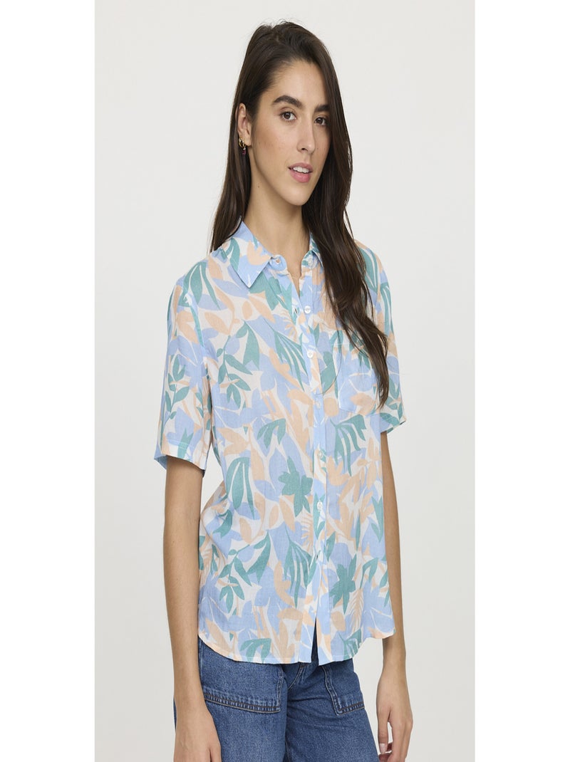 Lee Cooper - Chemise manches courtes coton regular DICIA Multicolore - Kiabi
