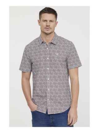 Lee Cooper - Chemise manches courtes coton regular DITU