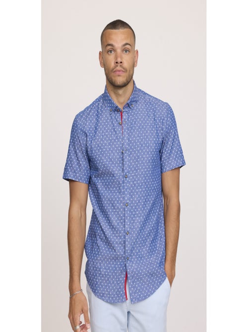 Lee Cooper - Chemise manches courtes coton regular DOK - Kiabi