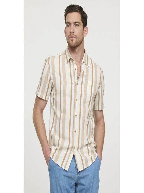 Lee Cooper - Chemise manches courtes coton regular DOUK - Kiabi
