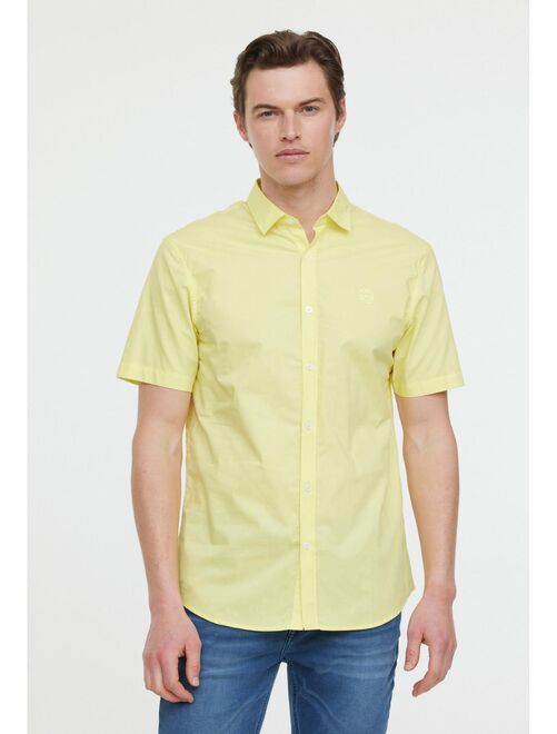 Chemise jaune 2025 homme kiabi