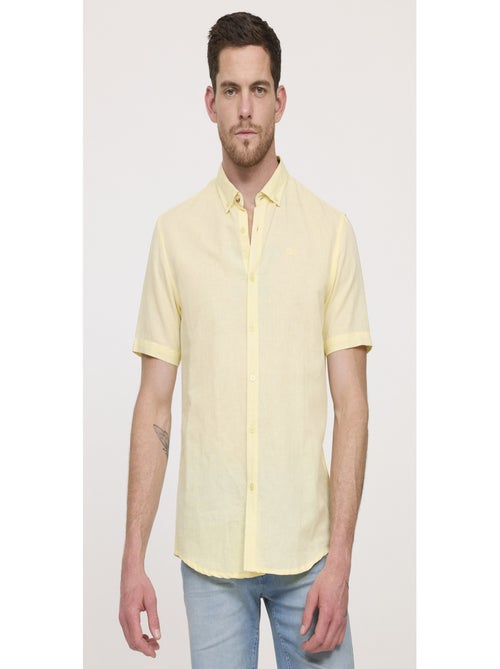 Lee Cooper - Chemise manches courtes coton regular DULIN - Kiabi