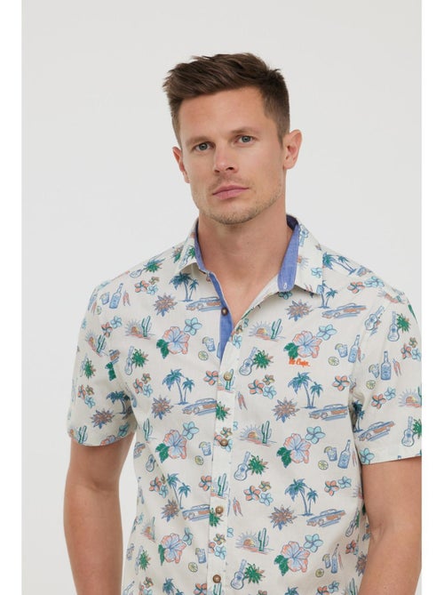 Lee Cooper - Chemise manches courtes coton relaxed DIEGO MC - Kiabi