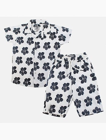 Lee Cooper - Chemise manches courtes et short assorti