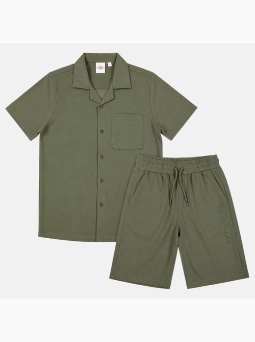 Lee Cooper - Chemise manches courtes et short assorti - Kiabi Lee Cooper - Chemise manches courtes et short assorti - Kiabi
