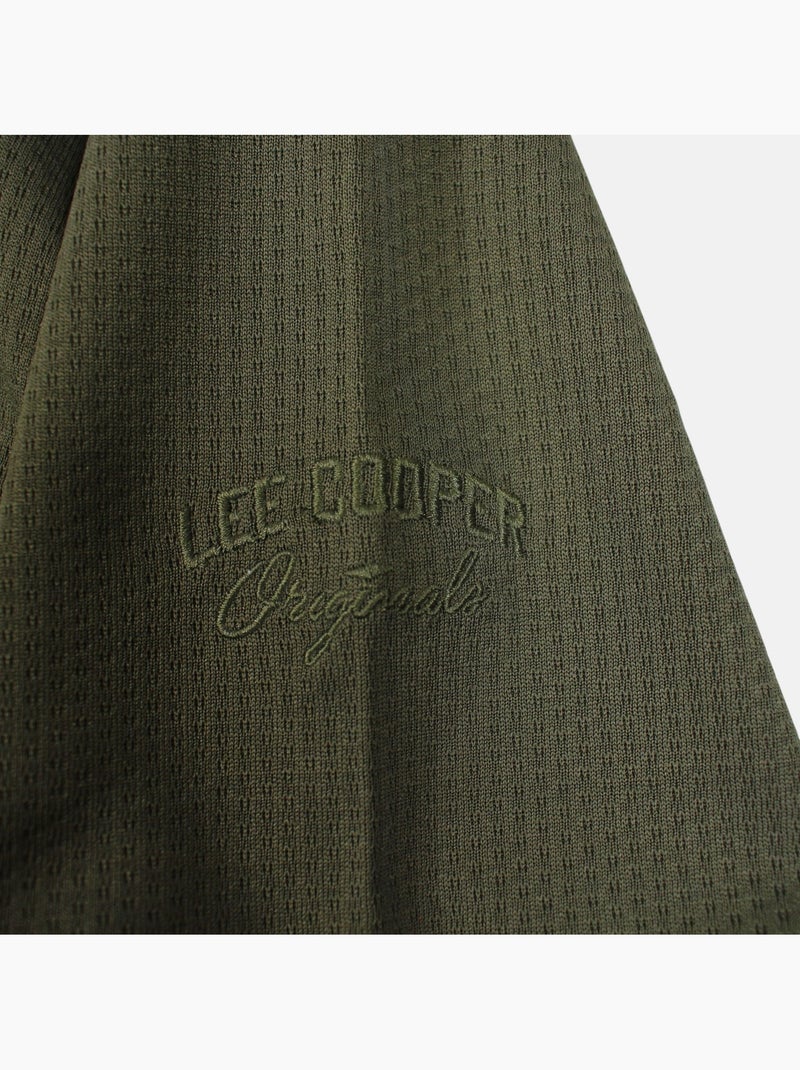 Lee Cooper - Chemise manches courtes et short assorti Kaki - Kiabi