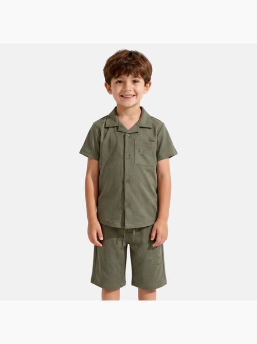 Lee Cooper - Chemise manches courtes et short assorti - Kiabi Lee Cooper - Chemise manches courtes et short assorti - Kiabi