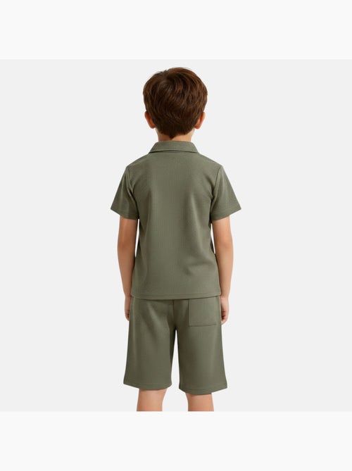 Lee Cooper - Chemise manches courtes et short assorti - Kiabi Lee Cooper - Chemise manches courtes et short assorti - Kiabi