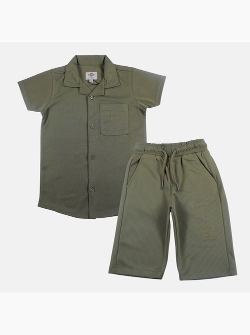Lee Cooper - Chemise manches courtes et short assorti - Kiabi Lee Cooper - Chemise manches courtes et short assorti - Kiabi