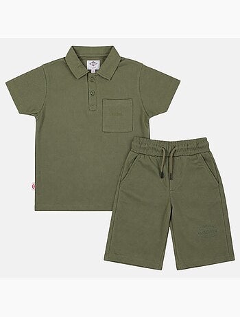 Lee Cooper - Chemise manches courtes et short assorti