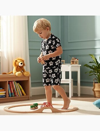 Lee Cooper - Chemise manches courtes et short assorti
