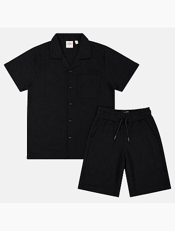Lee Cooper - Chemise manches courtes et short assorti