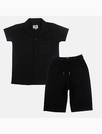 Lee Cooper - Chemise manches courtes et short assorti