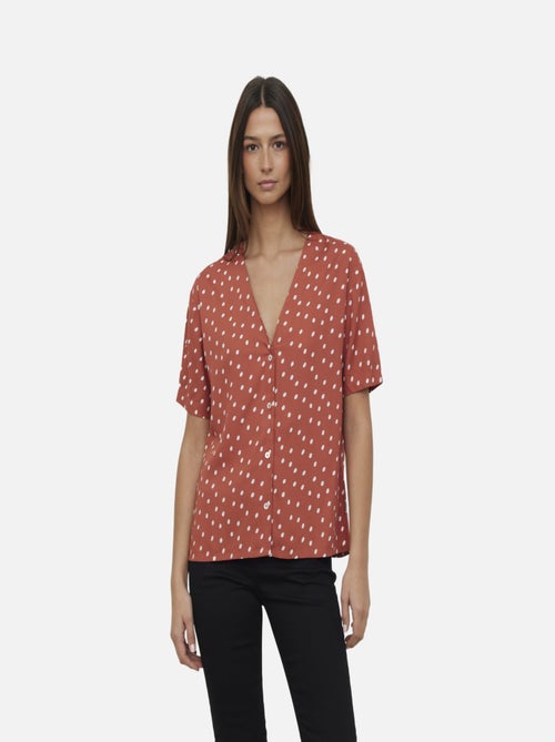 Lee Cooper - Chemise manches courtes viscose regular DIREILLE - Kiabi
