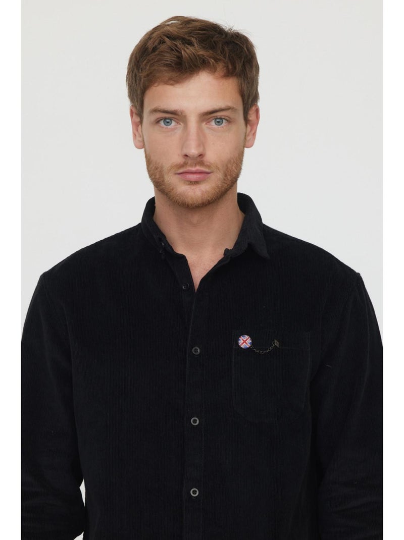 Lee Cooper Polaire Noir Homme Octo - Col Montant Chaud Et Confortable