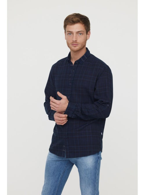 Lee Cooper - Chemise manches longues coton  DOMBRE - Kiabi