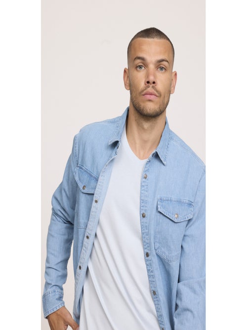Lee Cooper - Chemise manches longues coton regular DARILE - Kiabi