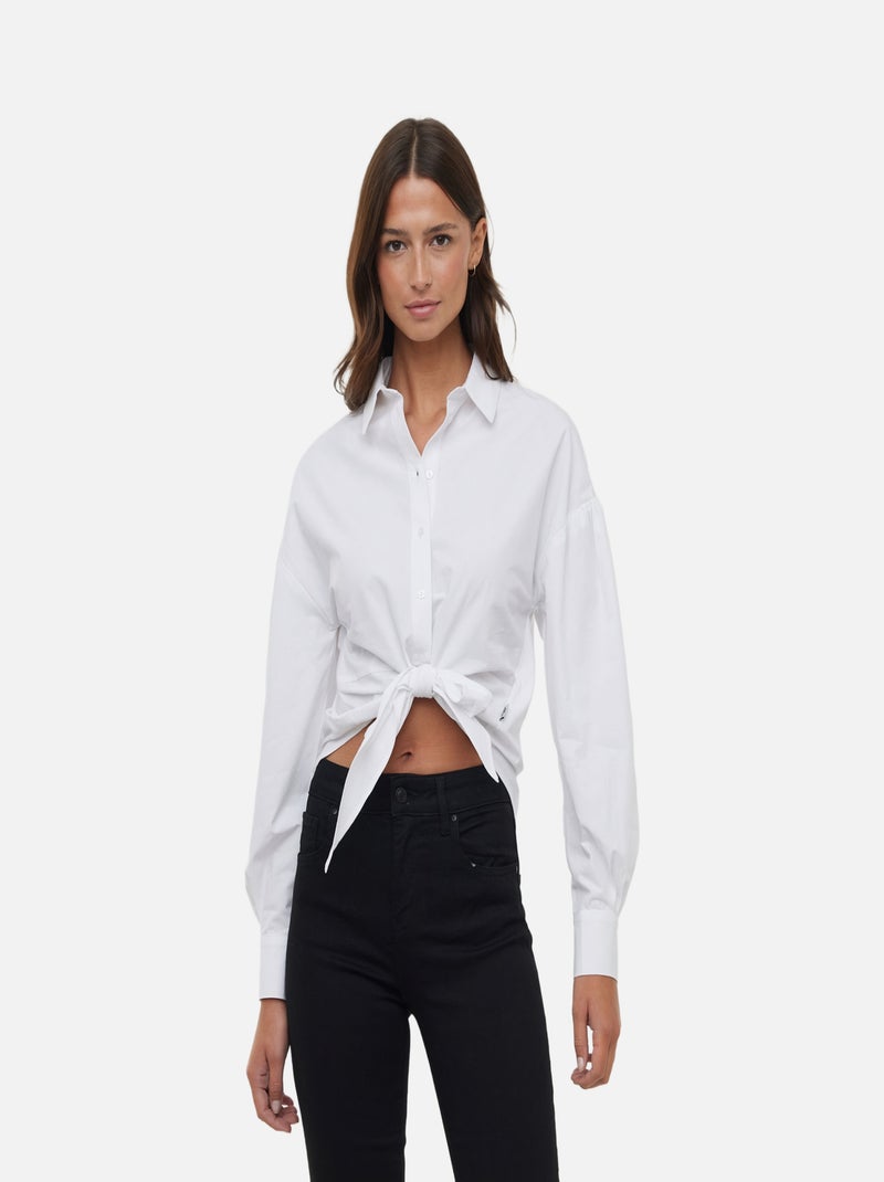 Lee Cooper - Chemise manches longues coton regular DENITSA Blanc - Kiabi