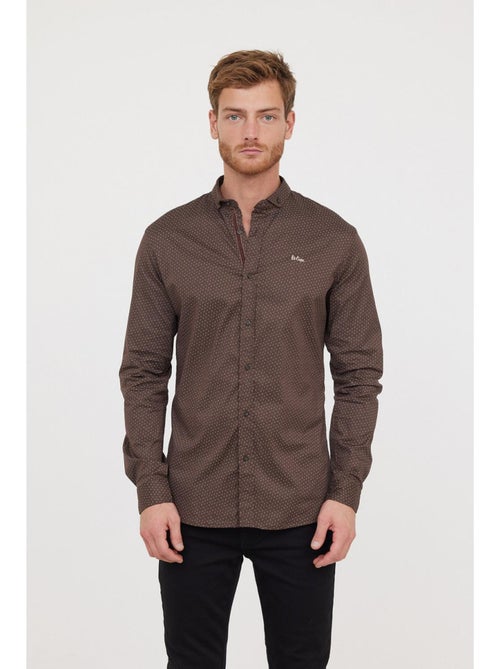 Lee Cooper - Chemise manches longues coton slim DUMY - Kiabi