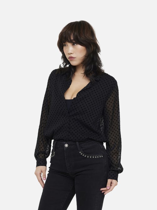 Lee Cooper - Chemise manches longues polyester regular DUNIA - Kiabi