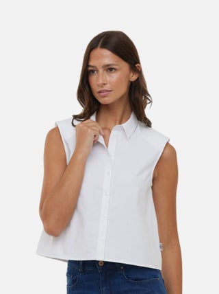Lee Cooper - Chemise sans manches coton regular DELICE S