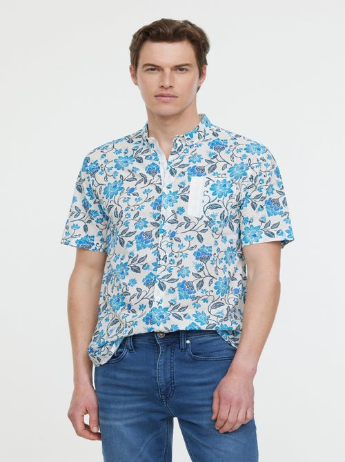 Lee Cooper - Chemises DAMYK MC Celadon blue - Kiabi
