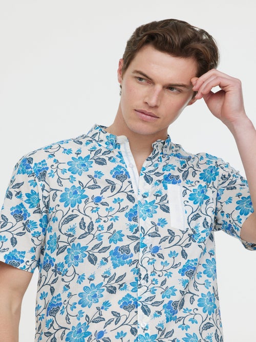 Lee Cooper - Chemises DAMYK MC Celadon blue - Kiabi