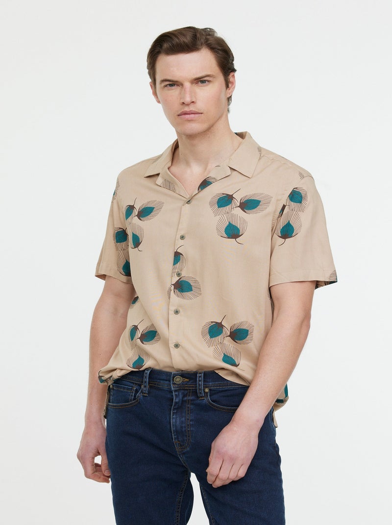 Lee Cooper - Chemises DARUS Argile beige Beige - Kiabi