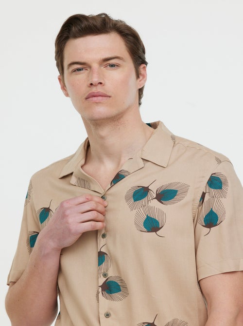 Lee Cooper - Chemises DARUS Argile beige - Kiabi