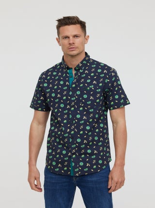 Lee Cooper - Chemises DICHA MC Navy