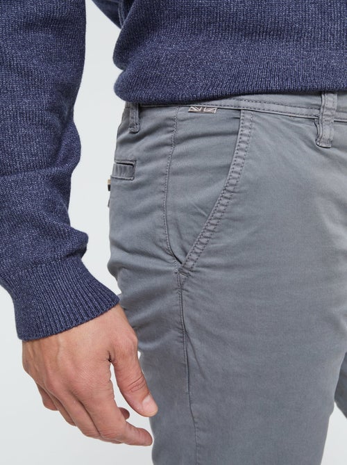 Lee Cooper - Chino GALANT Gris - Kiabi