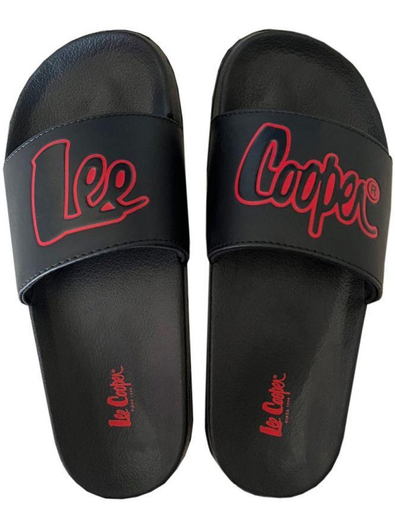 Lee Cooper - Claquettes Noir Rouge - Kiabi