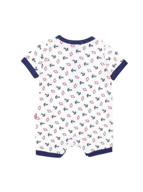 Lee Cooper - Combishort garçon été avce motif ancre et losange - Kiabi