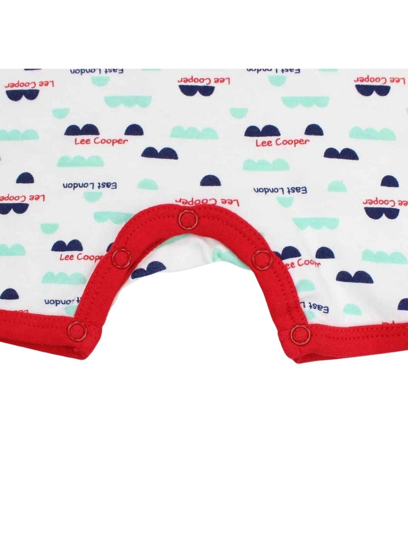 Lee Cooper - Combishort garçon été avce motif et ecriture Bleu - Kiabi