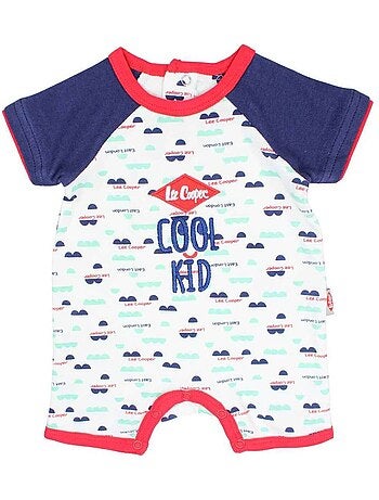 Lee Cooper - Combishort imprimé logo en coton