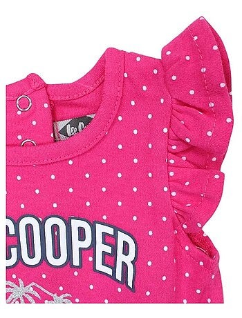 Lee Cooper - Combishort imprimé logo en coton