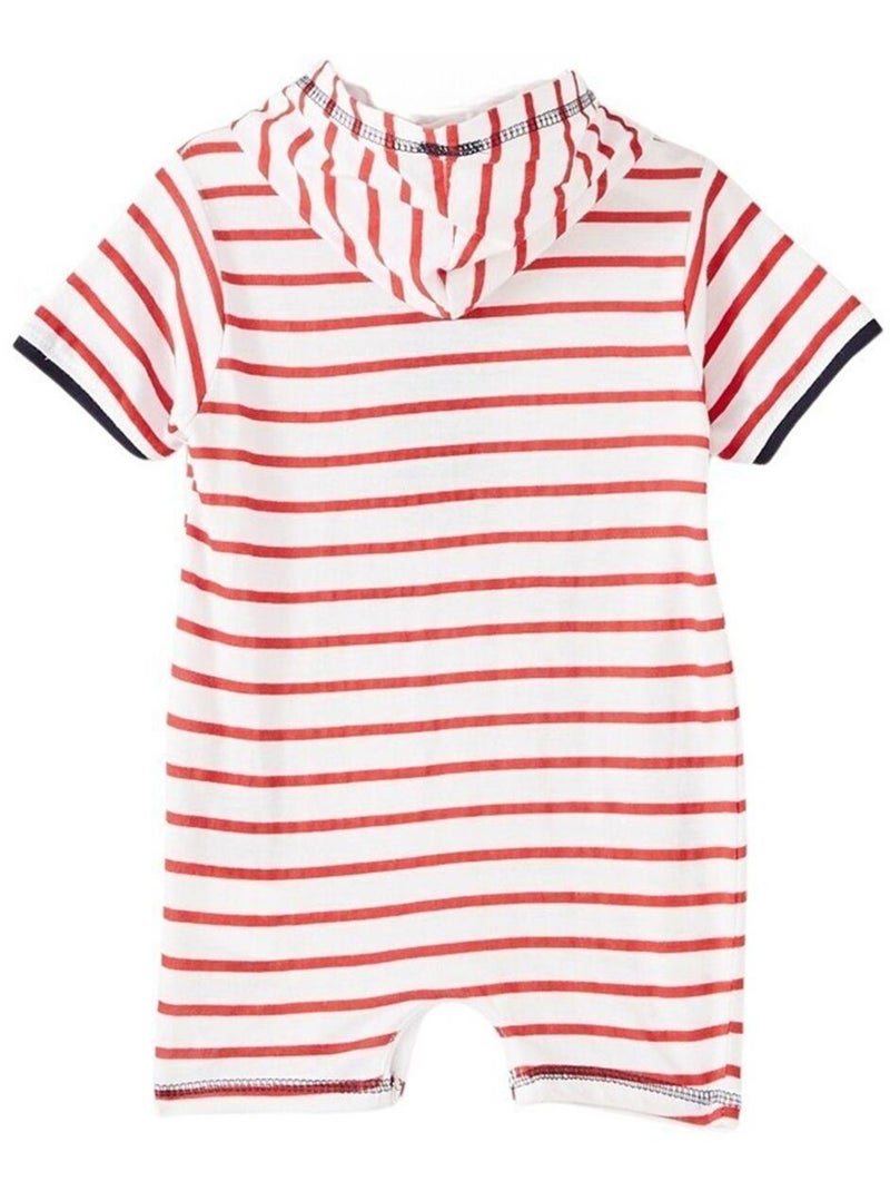 Lee Cooper - Combishort imprimé logo en coton Rouge - Kiabi